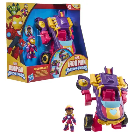 Marvel Iron Man And His Awesome Friends Iron Heart figurka i pojazd zdjęcie produktu