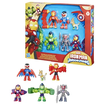 Marvel Iron Man And His Awesome Friends pack 6 figurek 7cm zdjęcie produktu