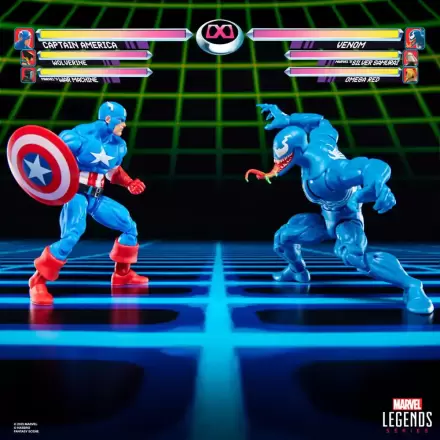 Marvel Legends Gamerverse Figurka Akcji 2-Pack Kapitan Ameryka vs. Venom 15 cm zdjęcie produktu