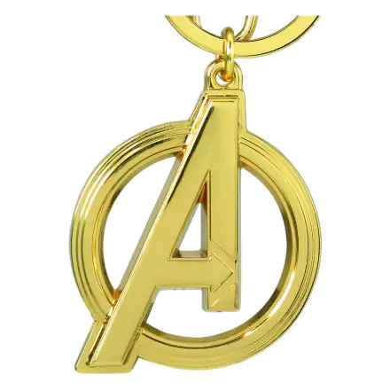 Marvel Metalowy Breloczek Avengers Classic A Logo Złoty Kolorowy zdjęcie produktu