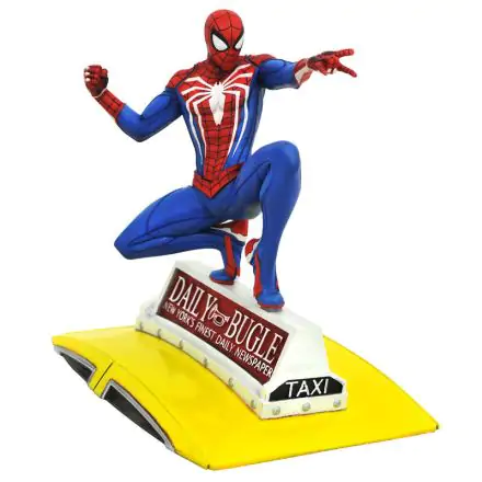 Spider-Man 2018 Marvel Video Game Gallery PVC Statua Spider-Man na taksówce 23 cm termékfotója