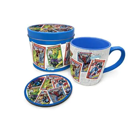 Marvel Mug z Podstawką Retro Karty Kolekcjonerskie termékfotója