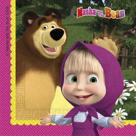 Masha and the Bear Serwetki 20 szt. zdjęcie produktu