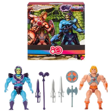Masters of the Universe Origins 80 Anniversary Mattel He-Man i Skeletor zestaw 2 figurek 14cm zdjęcie produktu