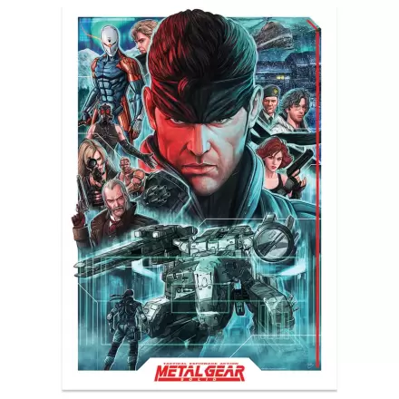 Metal Gear Solid Art Print Montage Edycja Limitowana 42 x 30 cm zdjęcie produktu