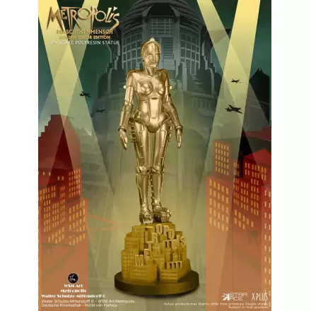 Metropolis Statue 1/4 Maschinenmensch Metallic Gold 40 cm zdjęcie produktu