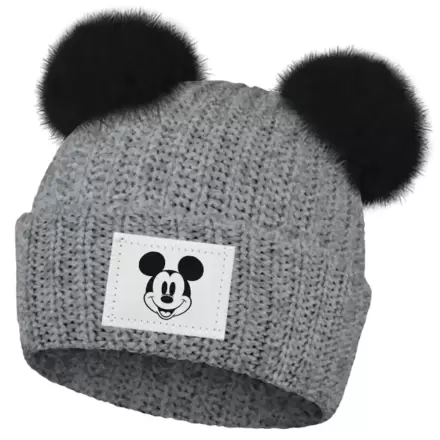 Czapka dziergana Mickey Mouse z pomponem 56/58 cm zdjęcie produktu