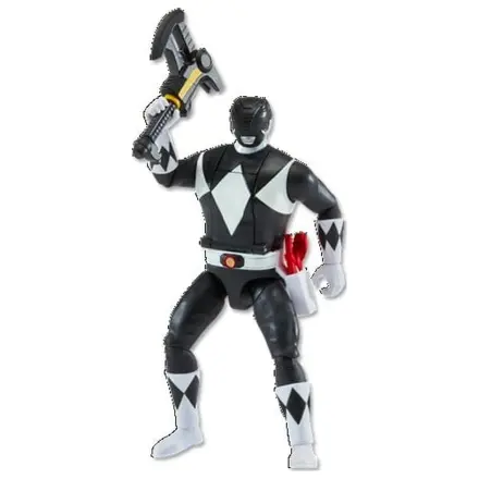 Mighty Morphin Power Rangers Season 2 Auto-Morphin Action Figure Black Ranger figurka akcji zdjęcie produktu