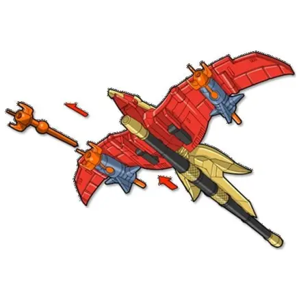 Mighty Morphin Power Rangers Thunderzord figurka akcji Firebird zdjęcie produktu