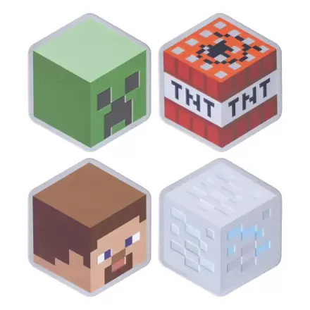 Minecraft Podstawki 4-Pak zdjęcie produktu