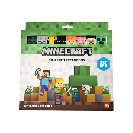 Minecraft Zestaw 8 długopisów z cienką końcówką zdjęcie produktu