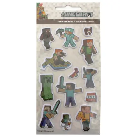 Minecraft Adventures Puszysty zestaw naklejek gąbkowych zdjęcie produktu