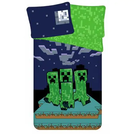 Minecraft Zestaw Poszewek na Kołdrę 140x200cm, Poszewka na Poduszkę 70x90cm zdjęcie produktu