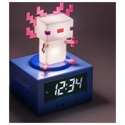 Minecraft Axolotl Icon Lampka Budzik 12cm zdjęcie produktu