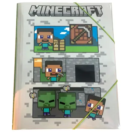 Minecraft Block World A4 teczka z gumką zdjęcie produktu
