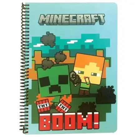 Minecraft Boom B/5 Zeszyt Spiralny w Linię, 70 Kartek zdjęcie produktu