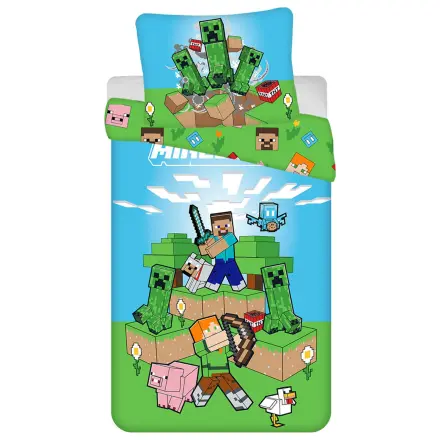Minecraft Creeper Chaos Poszewka na kołdrę zdjęcie produktu