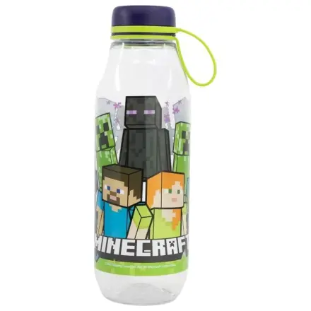 Plastikowa butelka na wodę Ecozen Minecraft Creeper Squad z zakręcaną nakrętką 650 ml zdjęcie produktu