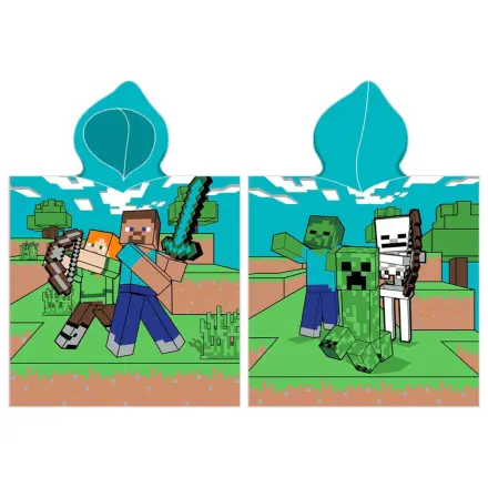 Minecraft Diamond Defender Ręcznik plażowy Poncho zdjęcie produktu
