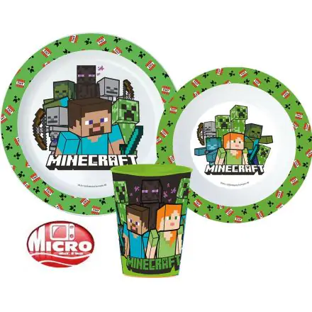 Minecraft zestaw naczyń, zestaw mikro plastikowy zdjęcie produktu