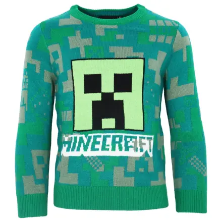 Minecraft Zielony dziecięcy sweter dziergany zdjęcie produktu