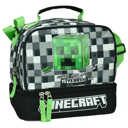Minecraft Torba termiczna na lunch Szary kamień 21 cm zdjęcie produktu