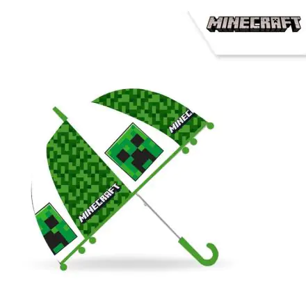 Minecraft dziecięcy przezroczysty półautomatyczny parasol Ø70 cm zdjęcie produktu