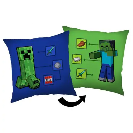 Minecraft How to Creeper poduszka, dekoracyjna poduszka 40*40 cm zdjęcie produktu