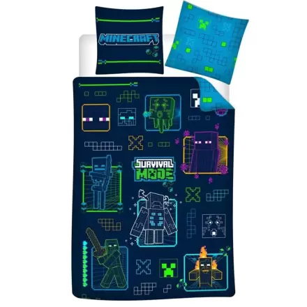 Minecraft poszwa na kołdrę z mikrofibry na łóżko 90cm zdjęcie produktu
