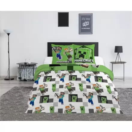 Minecraft policotton poszwa na kołdrę na łóżko 135 cm zdjęcie produktu