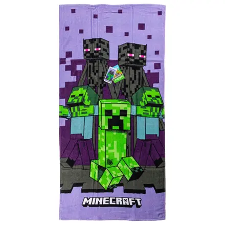 Minecraft fioletowy ręcznik zdjęcie produktu