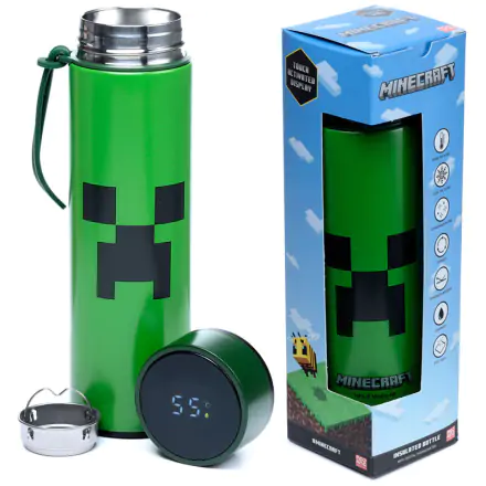 Minecraft butelka-termos ze stali nierdzewnej z termometrem 450 ml zdjęcie produktu