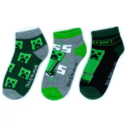 Minecraft Sneaky Blocks dziecięce skarpetki typu Secret Socks 23/26 zdjęcie produktu