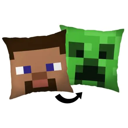 Poduszka dekoracyjna Minecraft Steve Creeper, poduszka dekoracyjna 40x40 cm zdjęcie produktu
