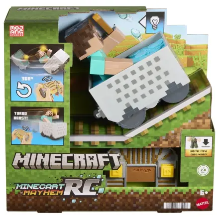 Minecraft pojazd zdalnie sterowany Steve w Minecarcie zdjęcie produktu