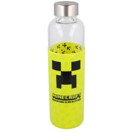 Butelka szklana Minecraft z silikonowym etui 585 ml termékfotója