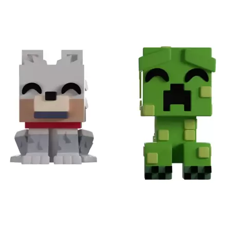 Minecraft Figurki Winylowe Wilk i Creeper Monitor Buddiez zdjęcie produktu