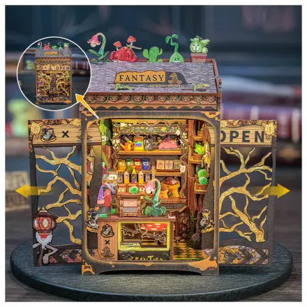 MINIATUROWY DOM DIY Sklep z Roślinami Fantasy 146 elementów + zestaw konstrukcyjny ze światłem LED zdjęcie produktu