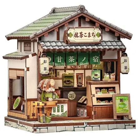 Miniaturowy Model Domku Zestaw Kyoto Matcha Cottage 11 x 9 cm zdjęcie produktu
