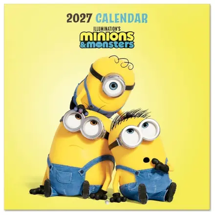 Minions Kalendarz ścienny 2027 30 x 30 cm zdjęcie produktu