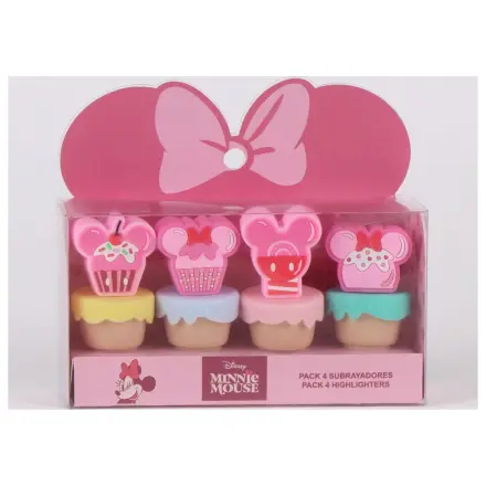 MINNIE Zestaw 4 mini zakreślaczy Food zdjęcie produktu