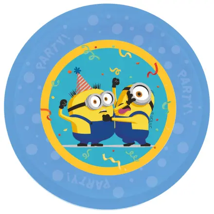 Minions The Rise of Gru micro premium plastikowy talerz obiadowy 4-częściowy zestaw 21 cm zdjęcie produktu