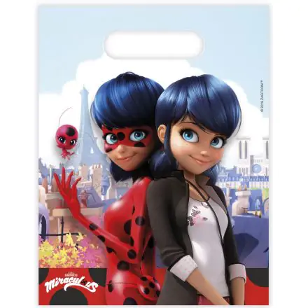 Miraculous Ladybug, Ladybug and Cat Noir Adventures Gift Bag 6-pak zdjęcie produktu