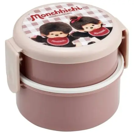 Dwupiętrowy okrągły lunchbox Monchhichi zdjęcie produktu
