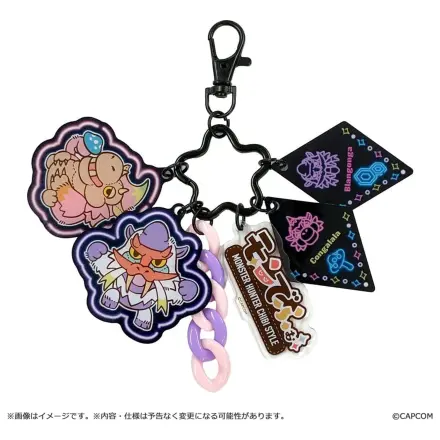 Monster Hunter Brelok akrylowy w stylu Chibi z wieloma zawieszkami: Blangonga i Congalala zdjęcie produktu