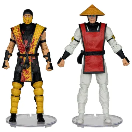 Mortal Kombat figurka akcji 2-pak Scorpion vs. Raiden (Klassics) 18 cm zdjęcie produktu