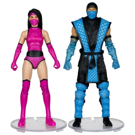 Mortal Kombat Figurka Akcji Zestaw 2 figurek Sub-Zero vs. Mileena (Klassiks) 18 cm zdjęcie produktu