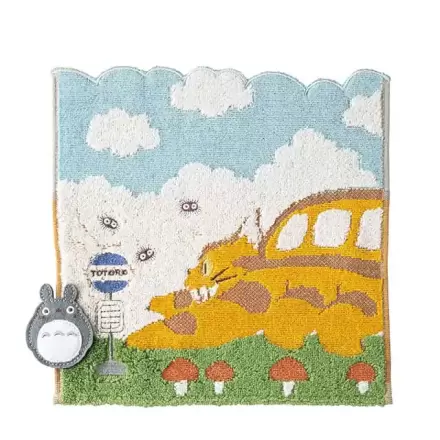 Mój Sąsiad Totoro Mini Ręcznik Catbus w drodze 25 x 25 cm termékfotója