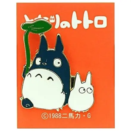 My Neighbor Totoro Przypinka Mały i Średni Totoro z liściem zdjęcie produktu