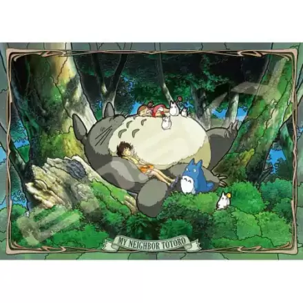 Mój Sąsiad Totoro Puzzle Witraż Drzemka z Totoro (500 elementów) zdjęcie produktu